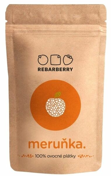 REBARBERRY Chytré ovoce 100% ovocné plátky meruňka 50g porovnat ceny