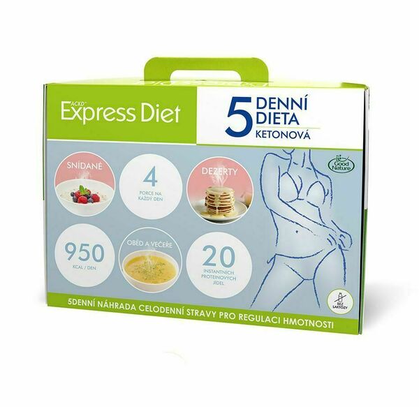 Express Diet 5denní ketonová dieta 20x59 g porovnání ceny