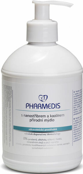 PHARMEDIS mýdlo s nanostříbrem a kaolinem - tekuté 500ml porovnat ceny