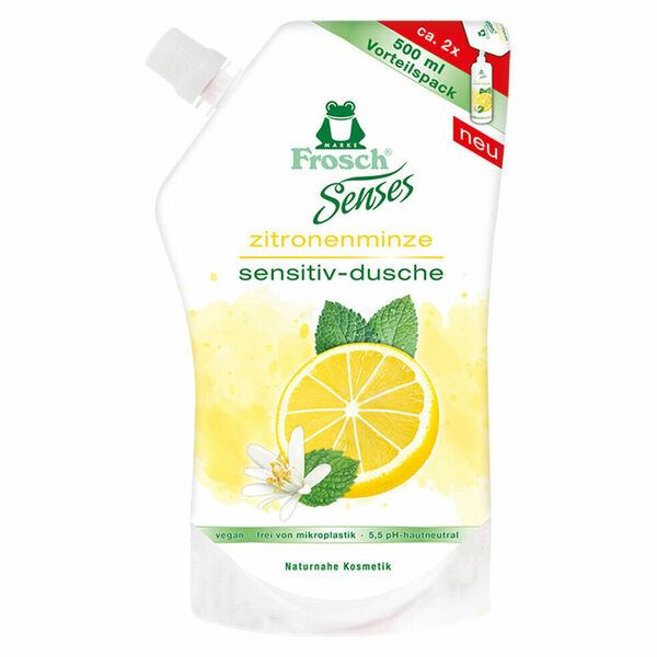 FROSCH EKO Senses Sprchový gel Citron a Máta náhradní náplň 500 ml porovnat ceny