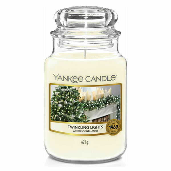 YANKEE CANDLE Classic Vonná svíčka velká Twinkling Lights 623 g porovnat ceny
