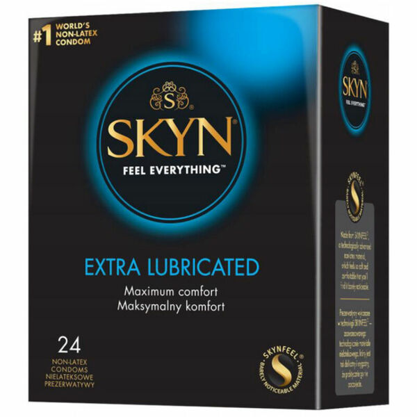 SKYN Bezlatexové kondomy extra lubrikované (24 ks) porovnat ceny