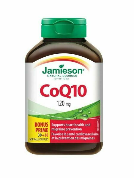 Jamieson Koenzym Q10 120 mg 60 kapslí porovnat ceny