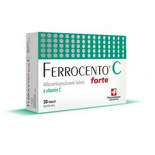 Ferrocento Forte C Pharmasuisse Tbl.30 porovnat ceny