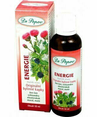 Dr.Popov Energie bylinné kapky 50ml porovnat ceny