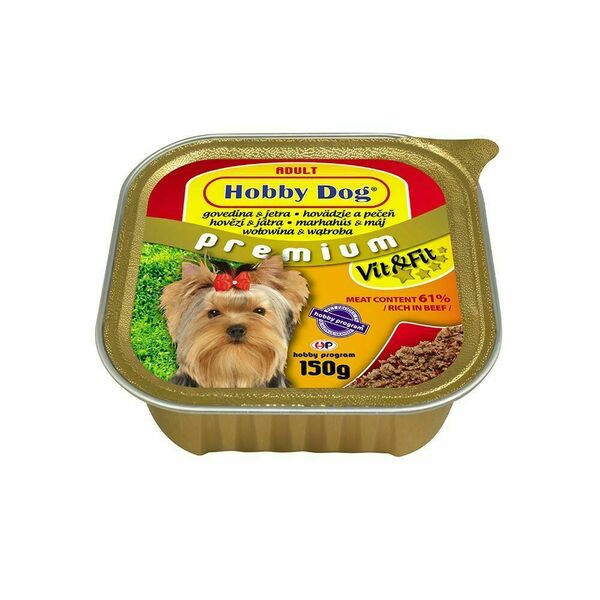 Hobby Dog Hovězí a játra konzerva 150 g porovnat ceny