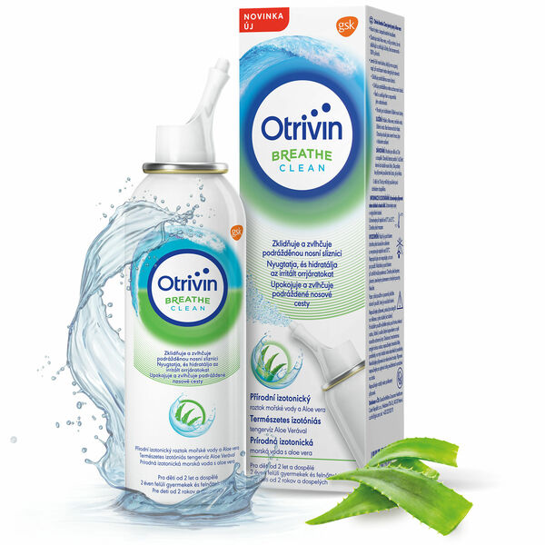 Otrivin Breathe Clean sprej s Aloe vera 100 ml porovnat ceny