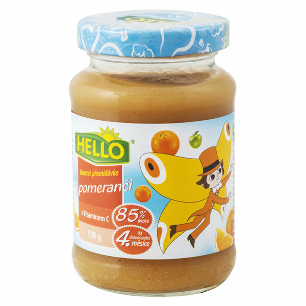 HELLO Přesnídávka s pomeranči 190 g x 10 kusů porovnat ceny