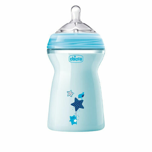 Chicco Láhev kojenecká Natural Feeling 330ml, chlapec 6m+ porovnat ceny