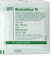 Lohmann&Rauscher  Komprese Solvaline N spec.savá steril.10x10cm/1ks porovnat ceny