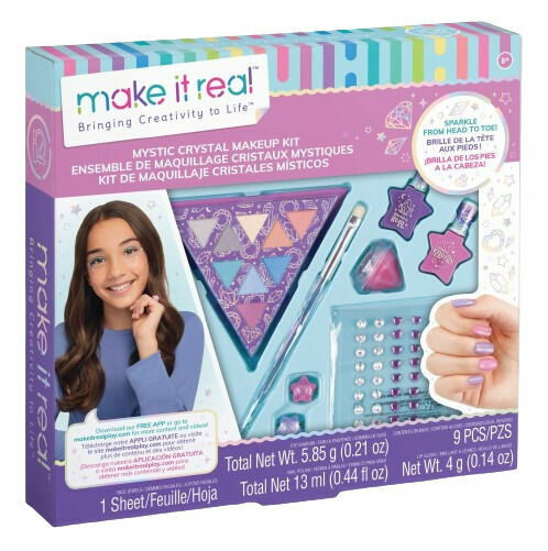 Make it Real Paletka očních stínů s laky na nehty Mystic Crystal 8 ks porovnat ceny