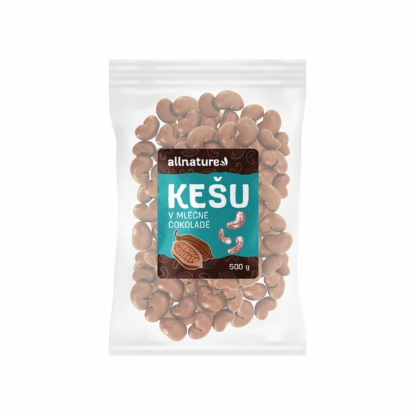 ALLNATURE Kešu v mléčné čokoládě 500 g porovnat ceny