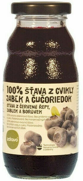 ZDRAVO Šťáva 100% řepovo-borůvkovo-jablková 200ml porovnat ceny