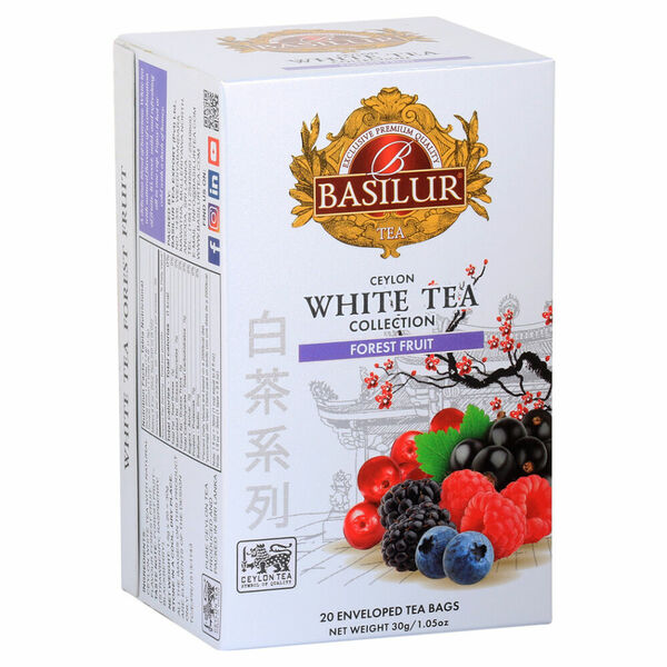 BASILUR White Tea Forest Fruit bílý čaj 20 sáčků porovnat ceny