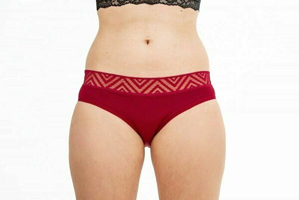 Pinke Welle Menstruační kalhotky "Moře" červené, silná menstruace, velikost XL porovnat ceny