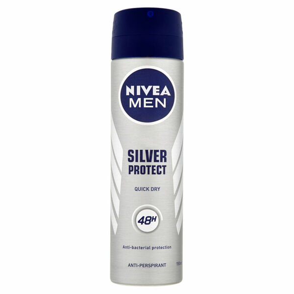 NIVEA Silver Protect Quick Dry Antiperspirant ve spreji pro muže 150 ml porovnat ceny