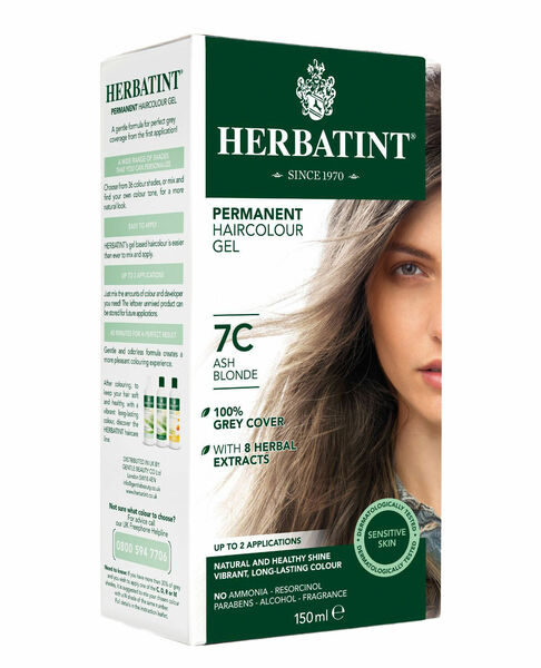 Herbatint Permanentní barva na vlasy popelavá blond 7C, 150ml porovnat ceny