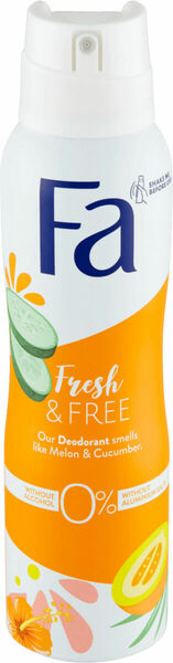 Fa Deospray Fresh&Free Melon&Cucumber pro ženy 150ml porovnat ceny