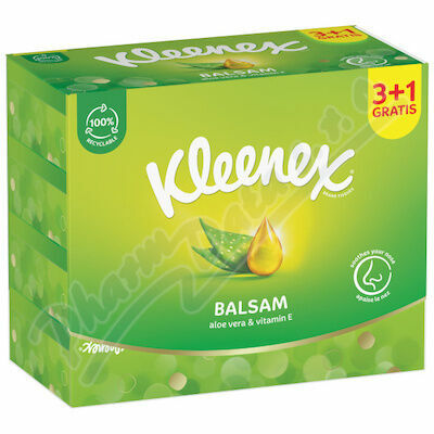 Kleenex Kapesníky Papírové Balsam Box 64ks 3+1 porovnat ceny