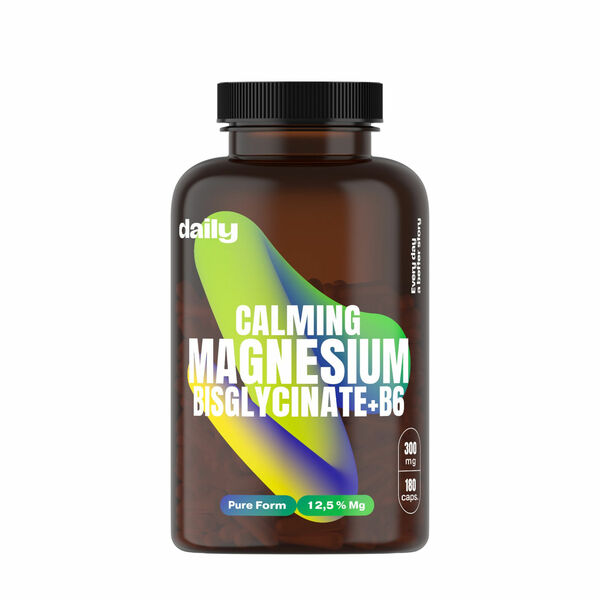 DAILY Calming Magnesium Bisglycinate + B6 180 kapslí porovnat ceny
