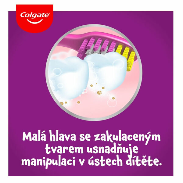 COLGATE Dětský zubní kartáček Little Kids Smiles pro děti ve věku 3-5 let 2ks porovnat ceny