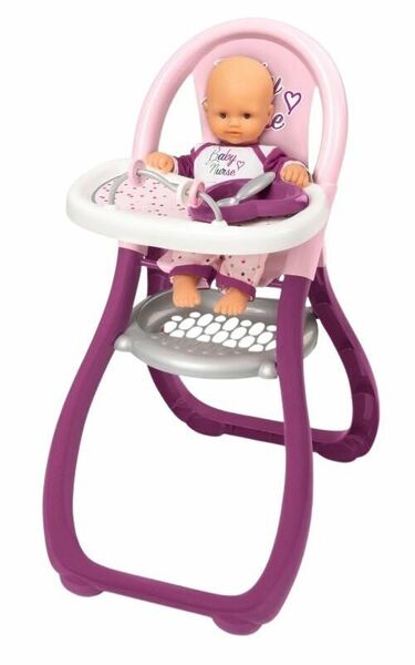 Smoby Baby Nurse jídelní židlička pro panenky porovnat ceny