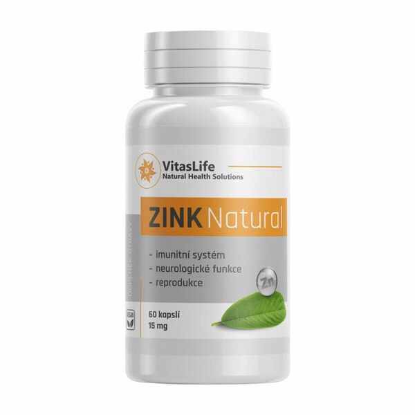 VitasLife Zinek Natural 60 kapslí porovnat ceny