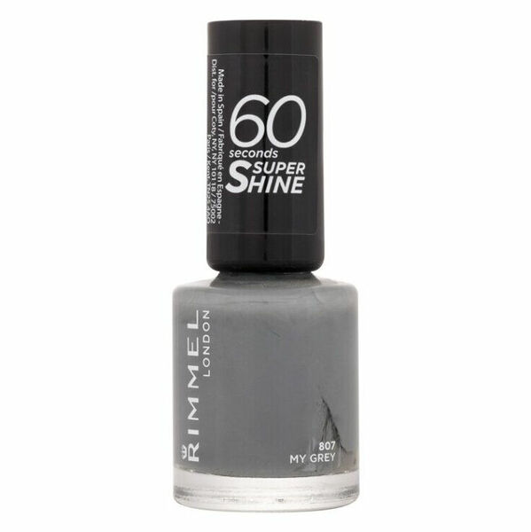 RIMMEL LONDON 60 Seconds lak na nehty Super Shine 807 My Grey 8 ml porovnat ceny