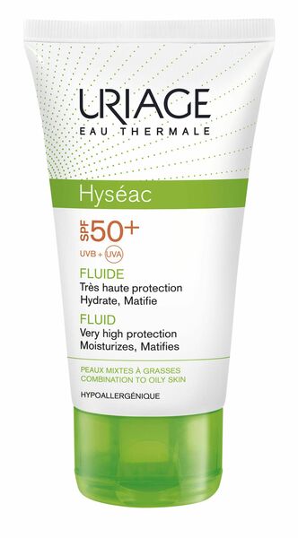 Uriage Hyséac Zmatňující fluid na smíšenou až mastnou pleť SPF 50+ 50 ml porovnat ceny