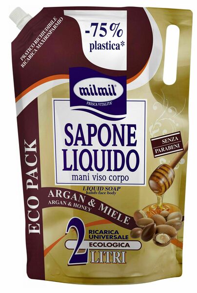 MIL MIL Maxináplň tekuté mýdlo Argan & Miele 2l porovnat ceny
