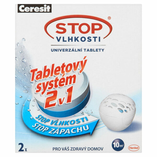CERESIT STOP vlhkosti Náhradní tablety 2 x 300 g porovnat ceny