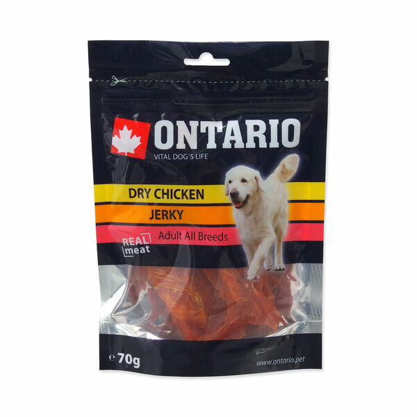Ontario Sušené kuřecí plátky 70 g porovnat ceny