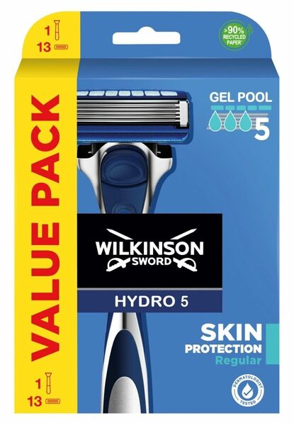 Wilkinson Hydro 5 Protection Skin XXXL value pack holicí strojek +13 hlavic porovnat ceny