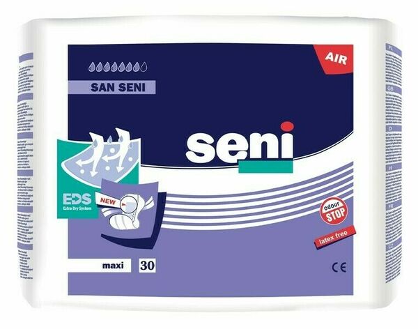 Seni San Maxi 30 ks inkont. vlož. pleny porovnat ceny