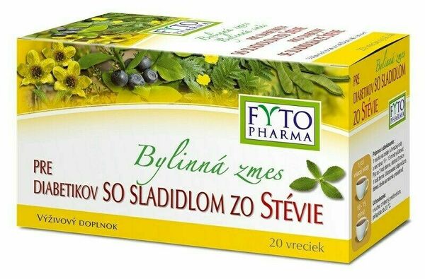 Fytopharma Bylinná směs pro diabetiky se sladidlem ze stévie n.s. 20x1,5g porovnat ceny
