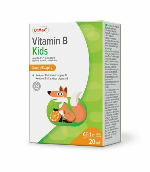 Dr. Max Vitamin B Kids kapky 20 ml porovnat ceny