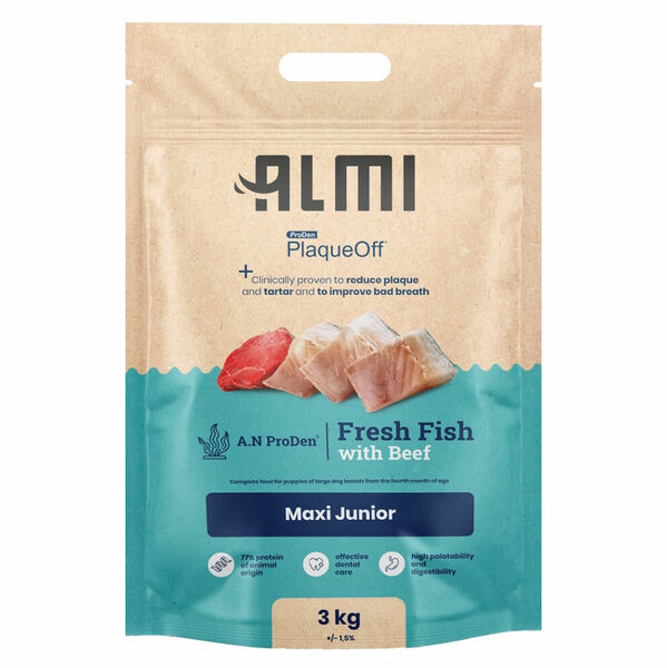 ALMI Maxi Junior granule pro štěňata 1 ks, Hmotnost balení (g): 3 kg porovnat ceny
