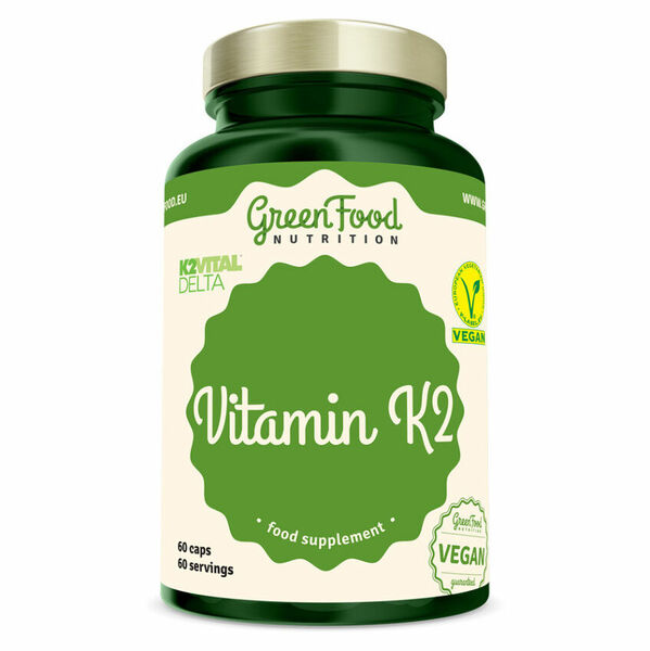 GREENFOOD NUTRITION Vitamin K2 Vital Delta 60 kapslí porovnat ceny