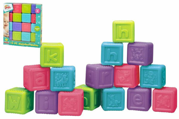 Teddies Plastové abecední kostky 6m+ porovnat ceny