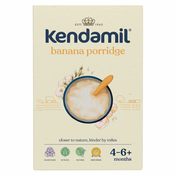 KENDAMIL Mléčná kaše s banánem 4m+ 150 g porovnat ceny