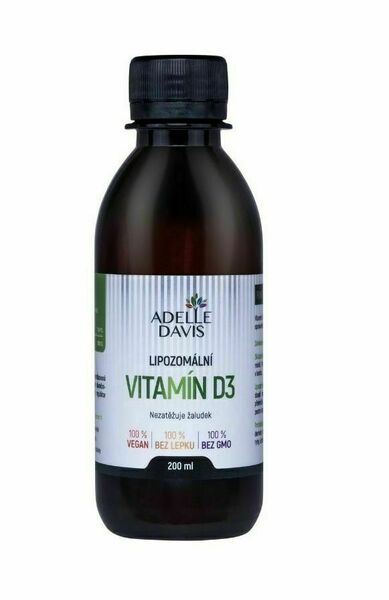 Adelle Davis Lipozomální vitamín D3 200 ml porovnat ceny