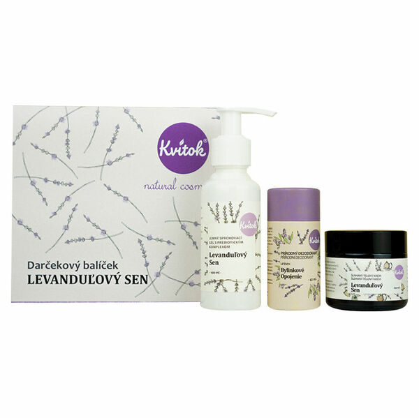 KVITOK Levandulový sen Tělový krém 60ml+Sprchový gel 100ml+Deodorant 42g porovnat ceny