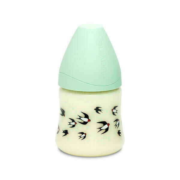 SUAVINEX Láhev kulatá savička Latex 150ml Modré Vlaštovky porovnat ceny