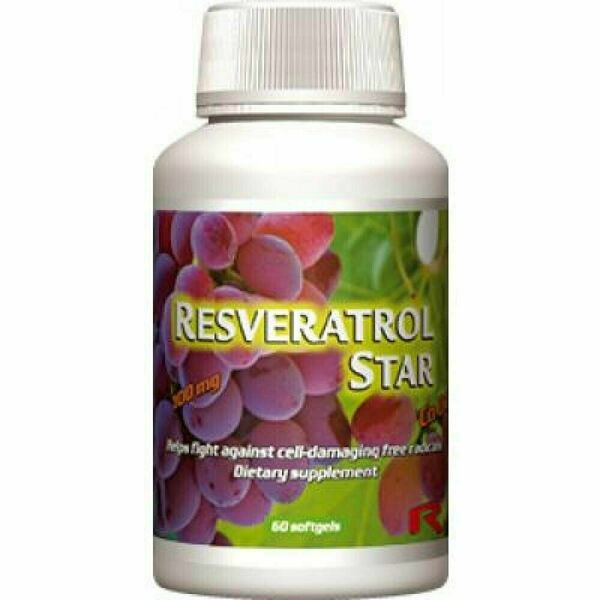 STARLIFE Resveratrol Star 60 softgel porovnat ceny