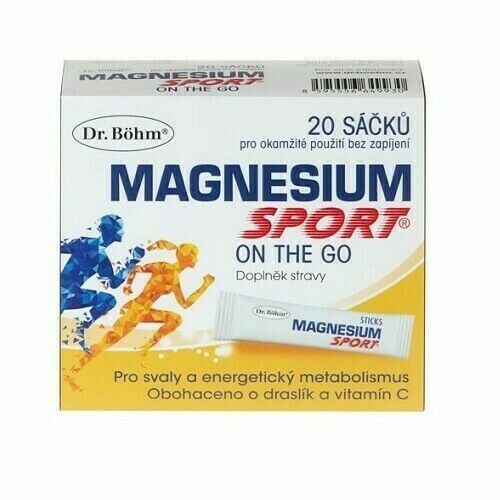 Dr.Böhm Magnesium Sport On the Go 20 sáčků porovnat ceny