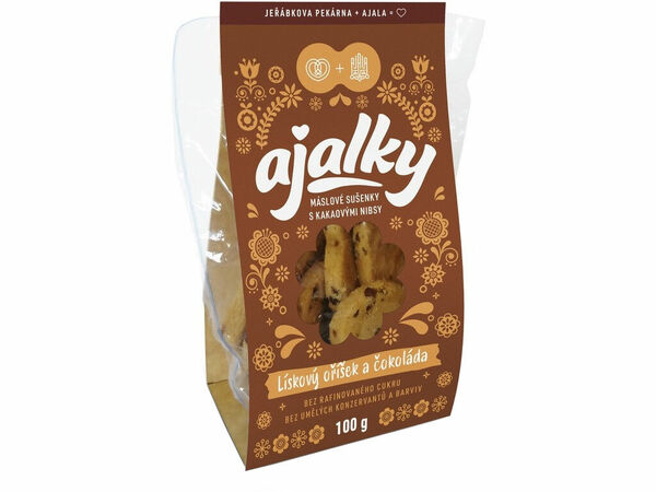 Ajala  Ajalky Lískový oříšek a čokoláda 100g porovnat ceny