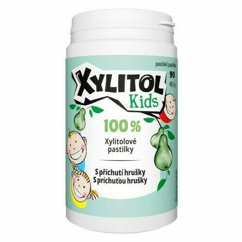 Xylitol Kids 100% Xylitolové pastilky hruška 90 pastilek porovnat ceny