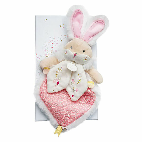 DOUDOU Hračka růžový kamarád králíček 24 cm porovnat ceny
