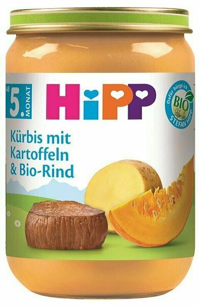 HiPP BIO Dýně, brambory a hovězí maso 190 g porovnat ceny