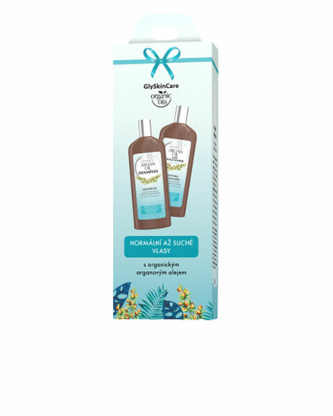 Biotter GSC organics oils argan vlasy šampón+kondicioner Dárkové vánoční balení 2x250ml porovnat ceny
